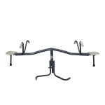 Balansoar Metalic Rotativ 360 pentru copii cu 2 locuri - Solid Robust cu celeme de fixare AXI Balansoar Metalic Rotativ 360 pentru copii cu 2 locuri - Solid Robust cu celeme de fixare AXI
